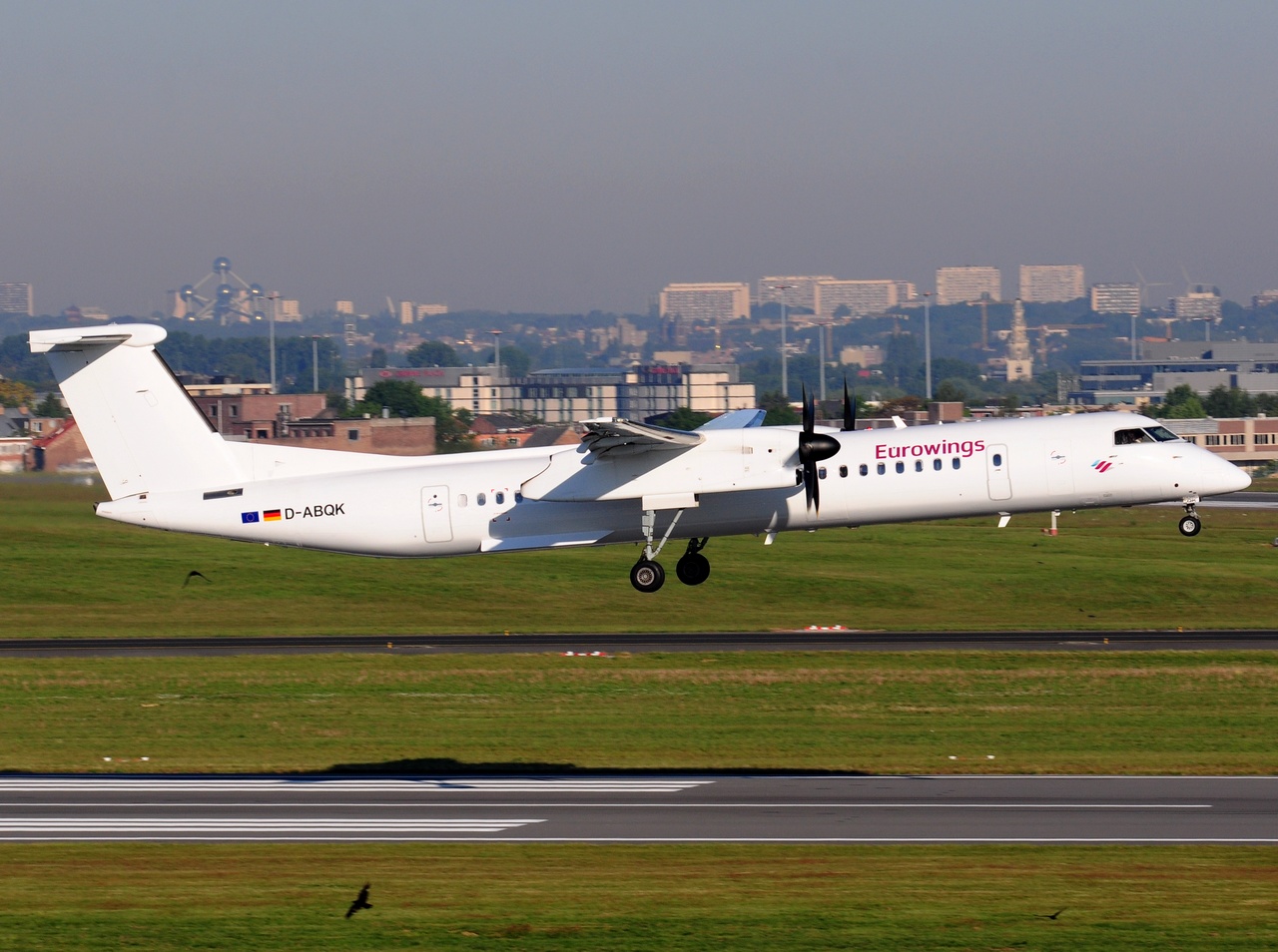 D-ABQK - DHC-8-402Q - Eurowings - BRU - 15-05-2019
