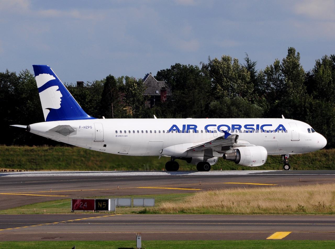 F-HZPG - A320-216 - Air Corsica - CRL - 29-08-2019