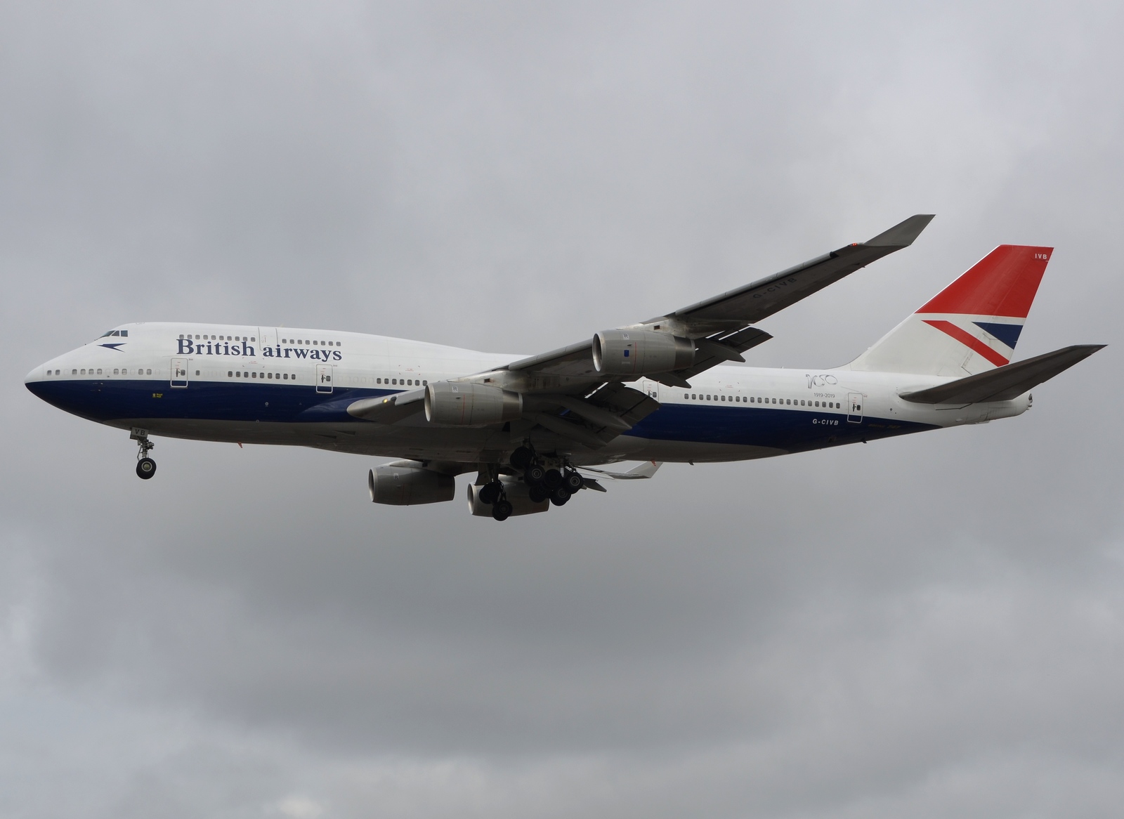 G-CIVB - 747-436 - British Airways - LHR - 20-10-2019