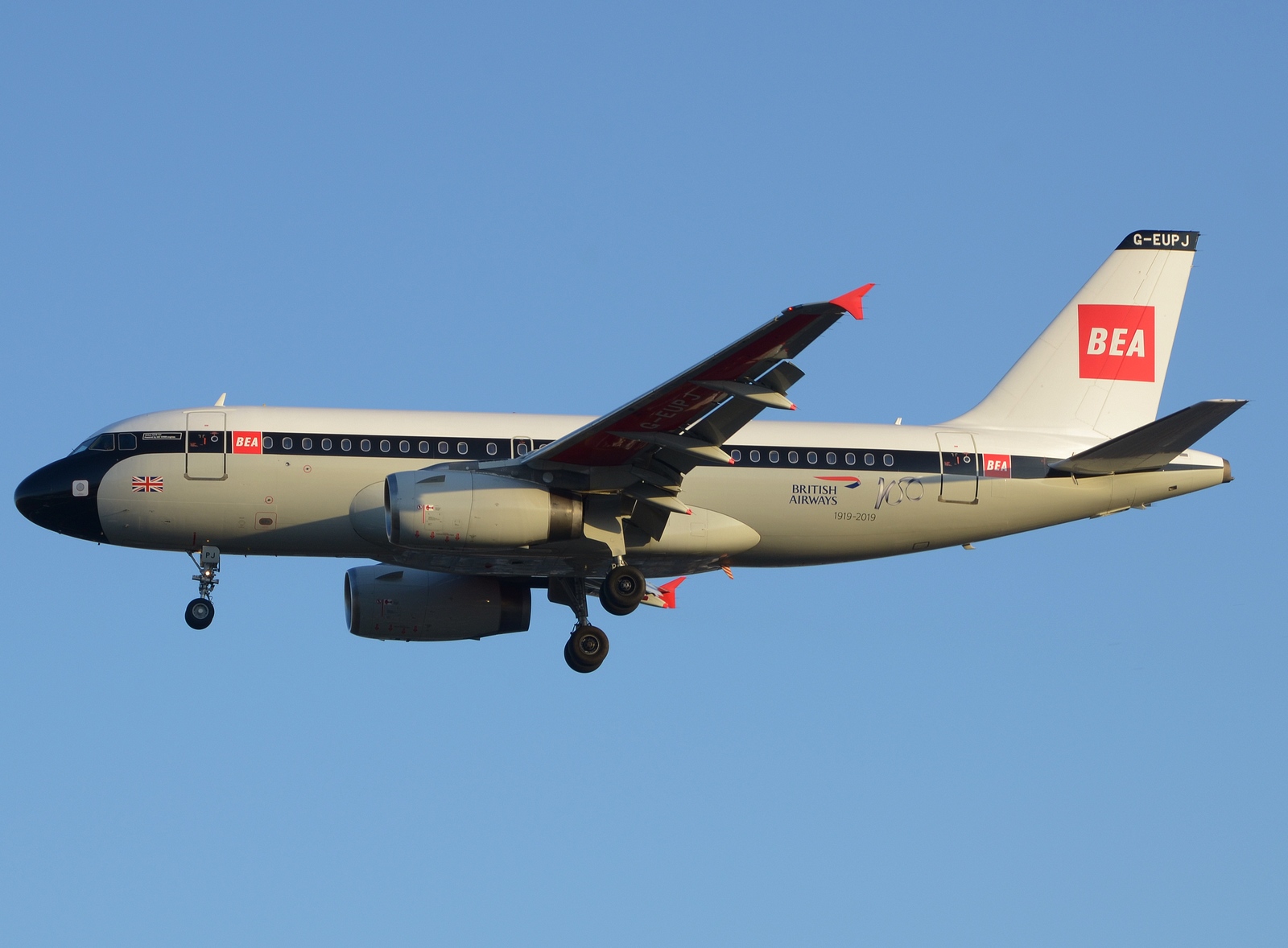 G-EUPJ - A319-131 - British Airways - LHR - 19-10-2019