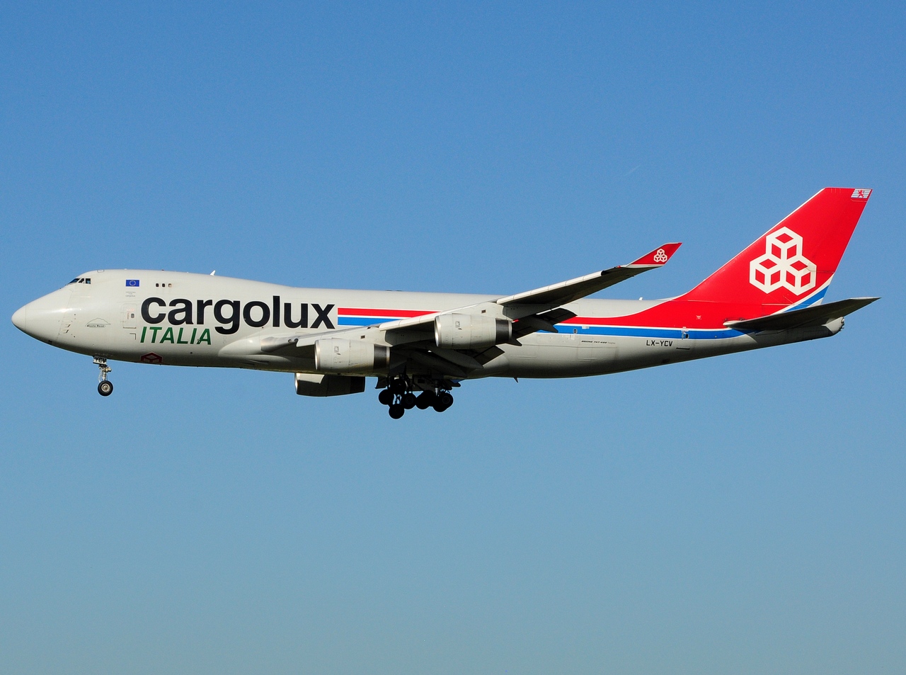 LX-YCV - 747-4R7F - Cargolux Italia - AMS - 31-08-2019