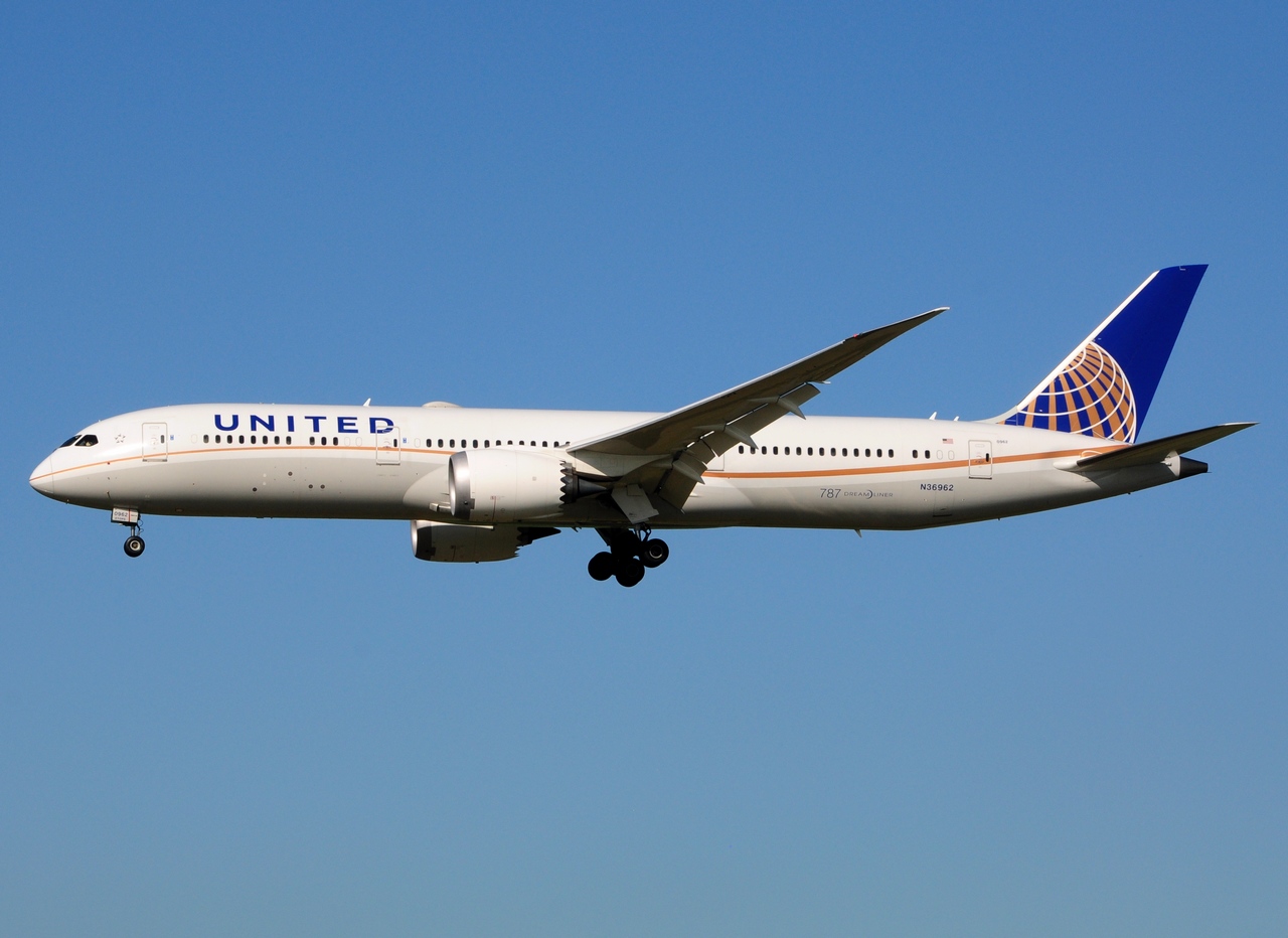 N36962 - 787-9 Dreamliner - United Airlines - AMS - 31-08-2019