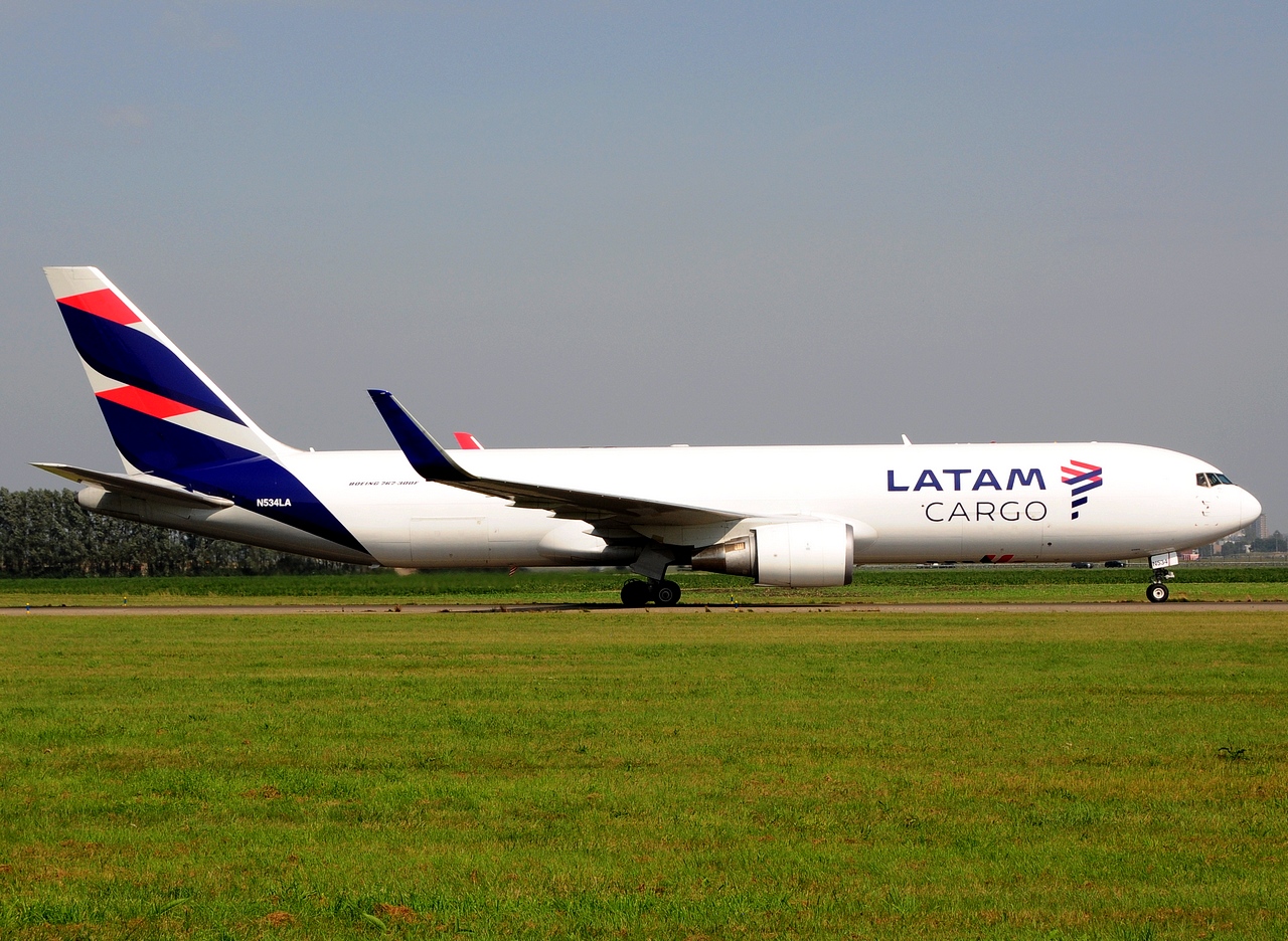 N534LA - 767-316F(ER)(WL) - LATAM Cargo Chile - AMS - 31-08-2019