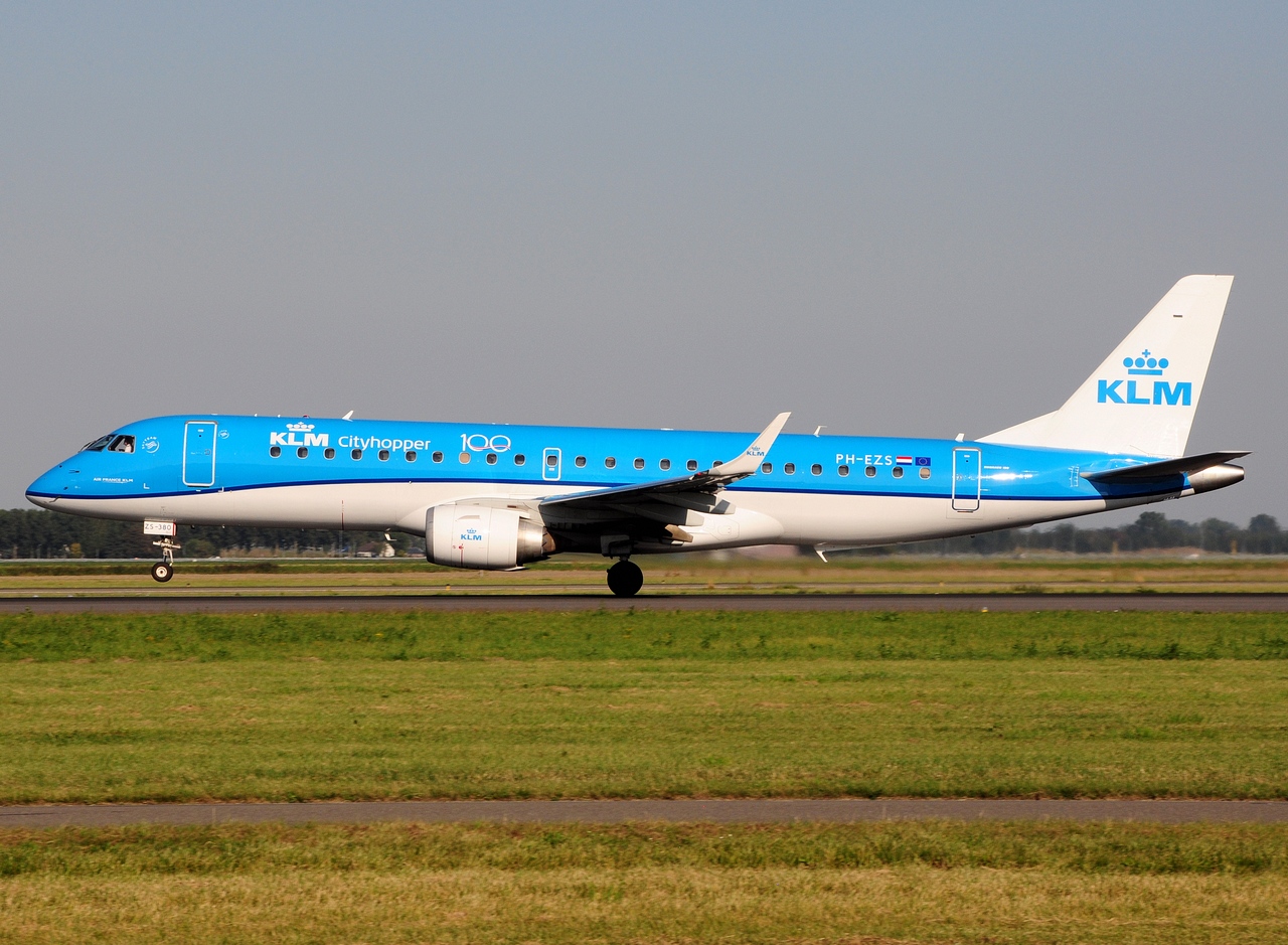 PH-EZS - ERJ-190STD (ERJ-190-100) - KLM Cityhopper - AMS - 24-08-2019