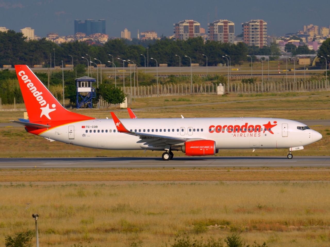 TC-COR - 737-800(WL) - Corendon Airlines - AYT - 22-06-2019
