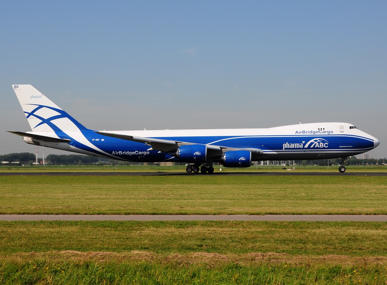 VP-BBP - B747-8F - Air Bridge Cargo - AMS - 24-08-2019
