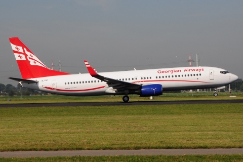 4L-TGC - 737-8FH(WL) - Airzena Georgian Airways - AMS - 24-08-2019b