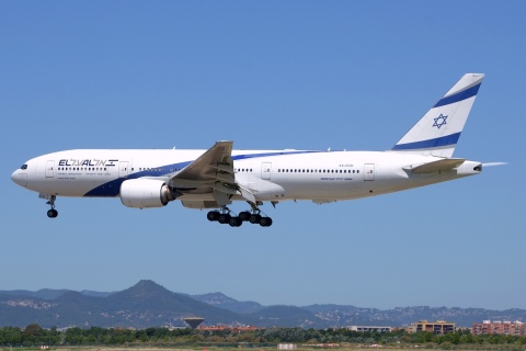 4X-ECD - 777-258(ER) - El Al Israel Airlines - BCN - 02-06-2019