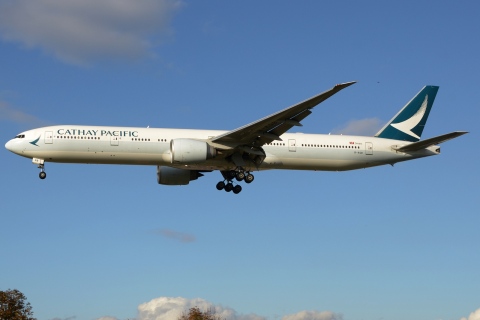 B-KQB - 777-367(ER) - Cathay Pacific Airways - LHR - 19-10-2019