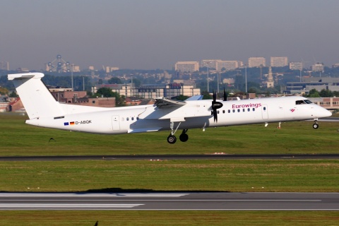 D-ABQK - DHC-8-402Q - Eurowings - BRU - 15-05-2019