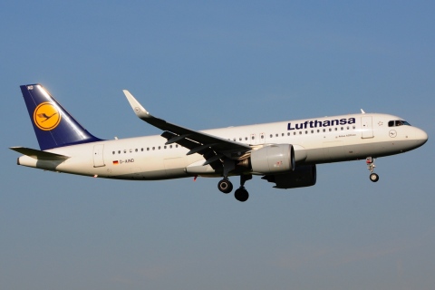 D-AIND - A320-271N(WL) - Lufthansa - AMS - 24-08-2019