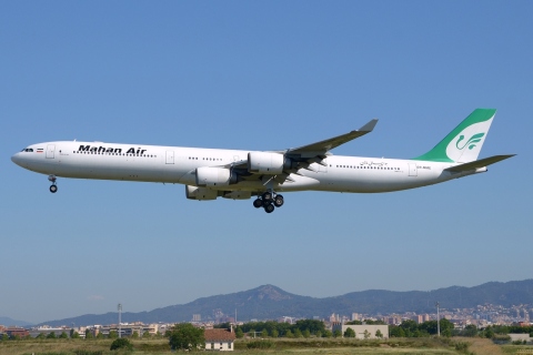 EP-MME - A340-642 - Mahan Airlines - BCN - 02-06-2019
