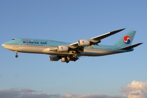 HL7642 - 747-8B5 - Korean Air Lines - LHR - 19-10-2019