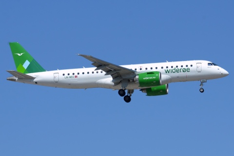 LN-WEC - ERJ-190-E2 (ERJ-190-300 STD) - Wideroe - AYT - 22-06-2019