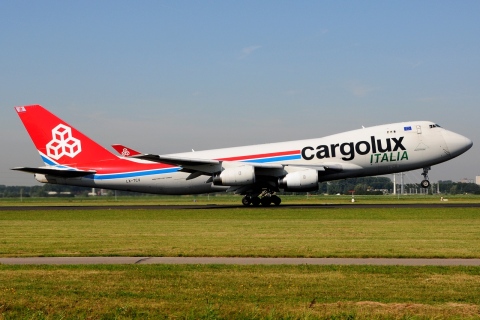 LX-TCV - 747-4R7F - Cargolux Italia - AMS - 24-08-2019