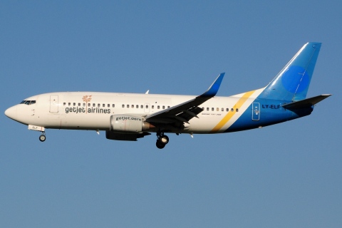 LY-ELF - 737-36N(WL) - GetJet Airlines - AMS - 31-08-2019