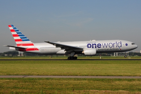 N791AN - 777-223(ER) - American Airlines - AMS - 24-08-2019