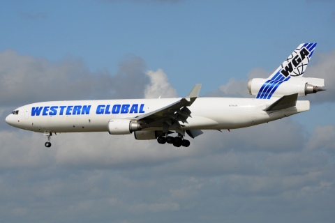 N799JN - MD-11F - Western Global Airlines - LGG - 20-08-2019