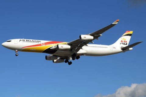 OO-ABA - A340-313 - Air Belgium - LHR - 19-10-2019b