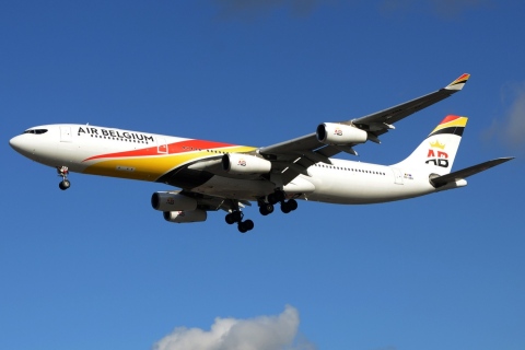 OO-ABA - A340-313 - Air Belgium - LHR - 19-10-2019c