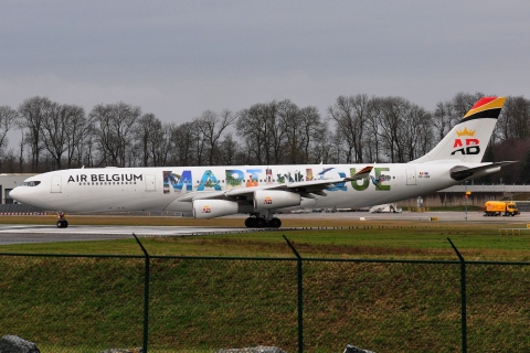 OO-ABB - A340-313 - Air Belgium - CRL - 07-12-2019b