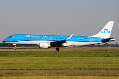 PH-EZS - ERJ-190STD (ERJ-190-100) - KLM Cityhopper - AMS - 24-08-2019