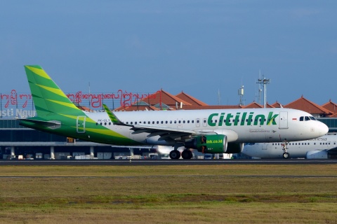 PK-GLY - A320-214(WL) - Citilink Garuda Indonesia - DPS - 29-11-2019