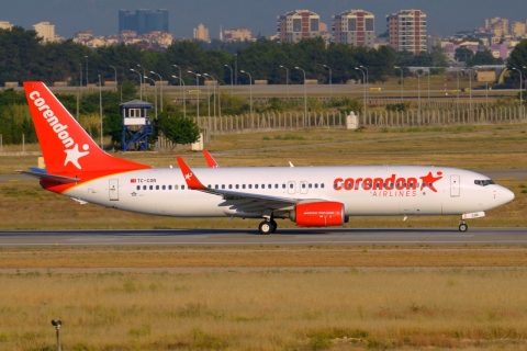 TC-COR - 737-800(WL) - Corendon Airlines - AYT - 22-06-2019