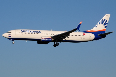 TC-SOE - 737-800(WL) - SunExpress - AMS - 31-08-2019
