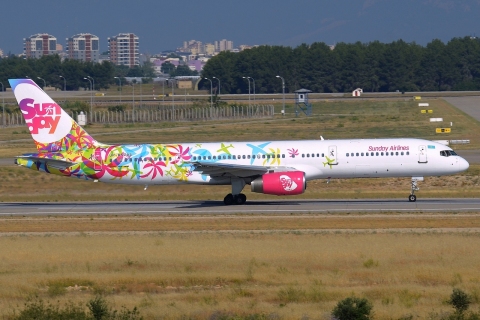 UP-B5703 - 757-21B - Sunday Airlines - AYT - 22-06-2019