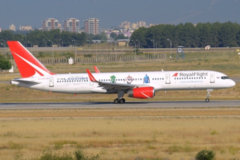 VP-BOO - 757-204(WL) - Royal Flight - AYT - 23-06-2019