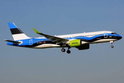 YL-CSJ - A220-300 - Air Baltic - AMS - 24-08-2019