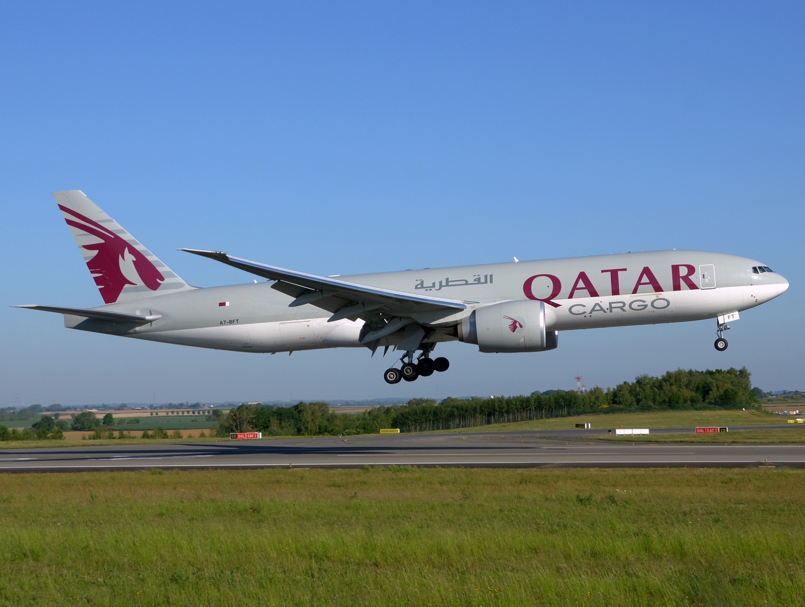 A7-BFT - 777-F - Qatar Airways Cargo - LGG - 15-05-2020