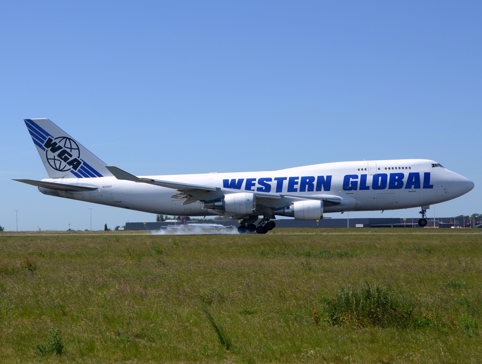 N356KD - 747-446 - Western Global Airlines - LGG - 26-05-2020