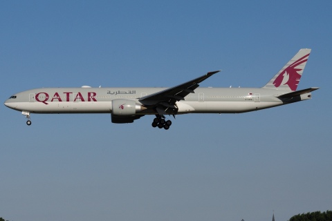A7-BEE - 777-3DZ(ER) - Qatar Airways - BRU - 14-05-2020