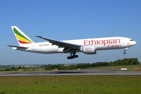 ET-AVT - 777-F - Ethiopian Airlines - LGG - 15-05-2020