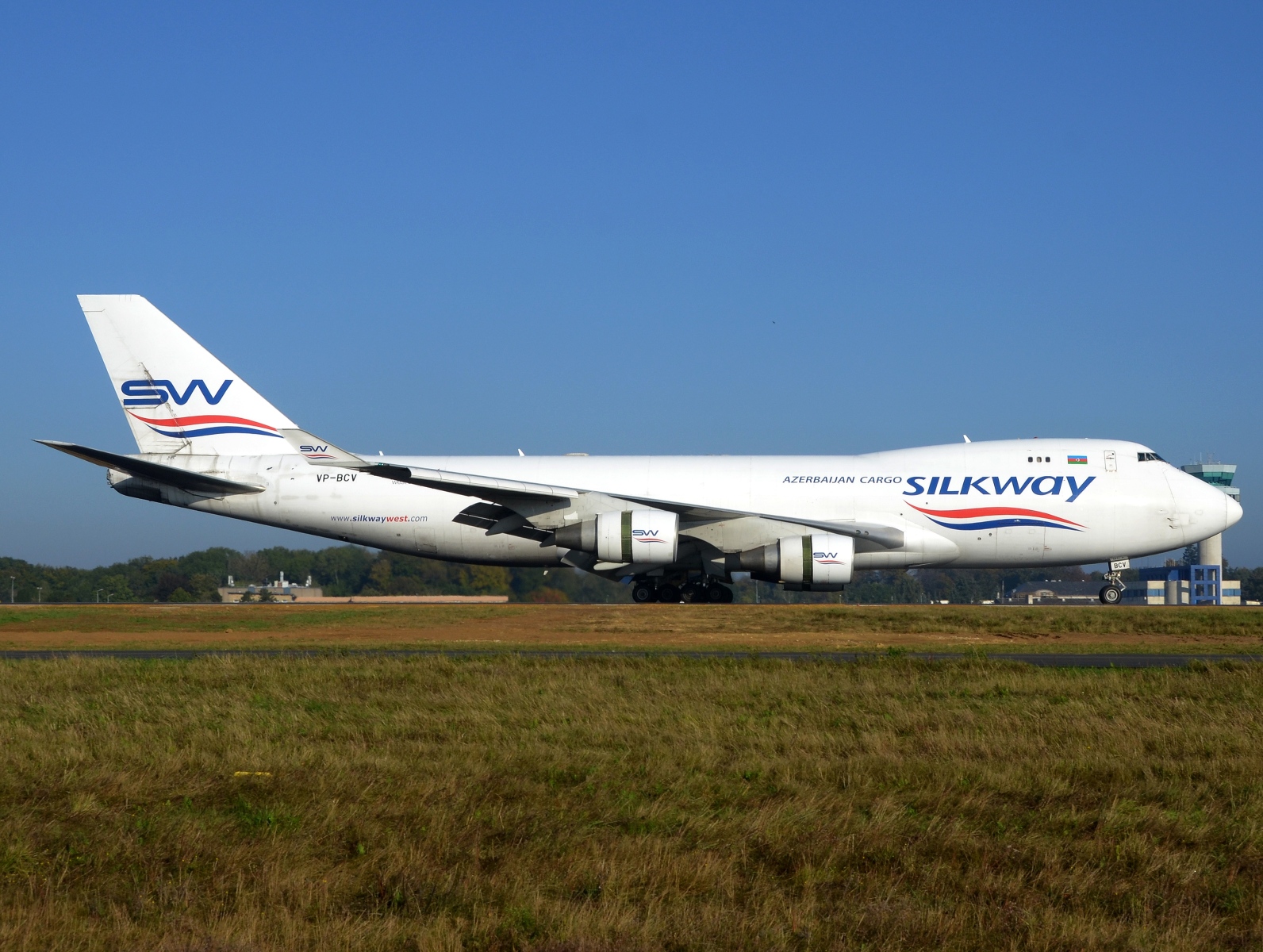 VP-BCV - 747-4H6F - Silk Way West Airlines - LUX - 09-10-2021