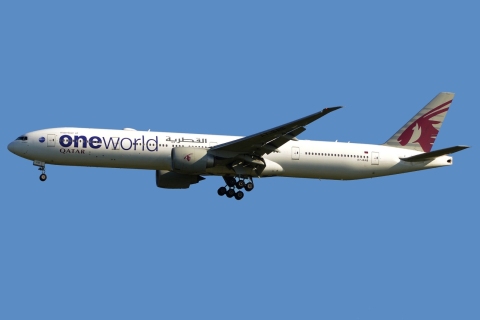 A7-BAB - 777-3DZ(ER) - Qatar Airways - LGG - 03-09-2021