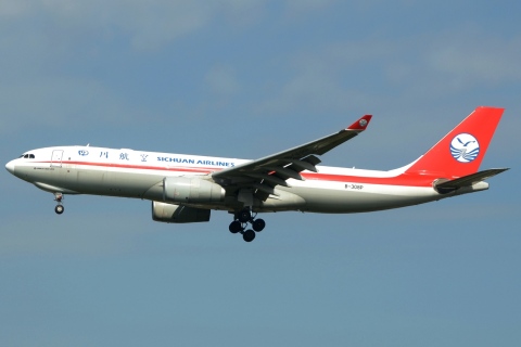 B-308P - A330-243F - Sichuan Airlines - BRU - 05-09-2021