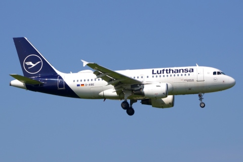 D-AIBE - A319-112 - Lufthansa - BRU - 05-09-2021