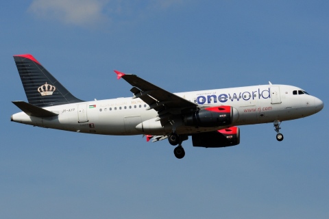 JY-AYP - A319-132 - Royal Jordanian - FRA - 06-09-2021
