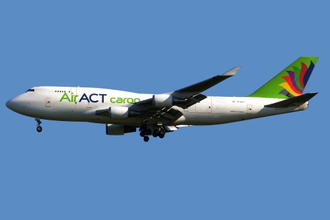 TC-ACF - 747-481 - ACT Airlines - LGG - 03-09-2021