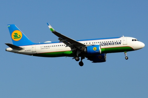 UK32022 - A320-251N(WL) - Uzbekistan Airways - FRA - 06-09-2021
