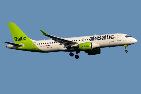 YL-CSF - A220-300 - Air Baltic - FRA - 06-09-2021