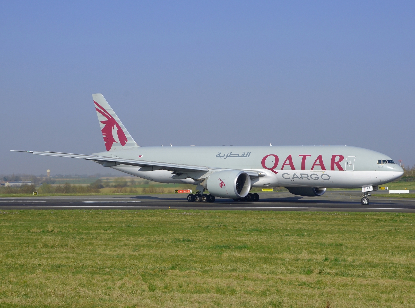 A7-BFA - 777-FDZ - Qatar Airways Cargo - LGG - 26-03-2022