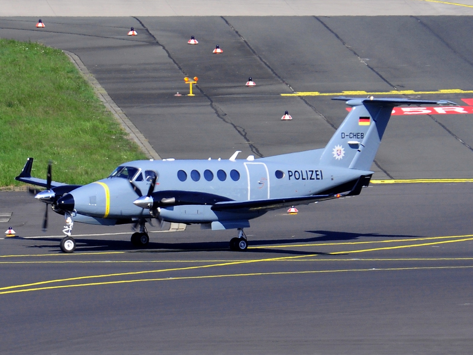 D-CHEB - Beechcraft B200GT King Air  - Polizei Hessen - DUS - 24-04-2022