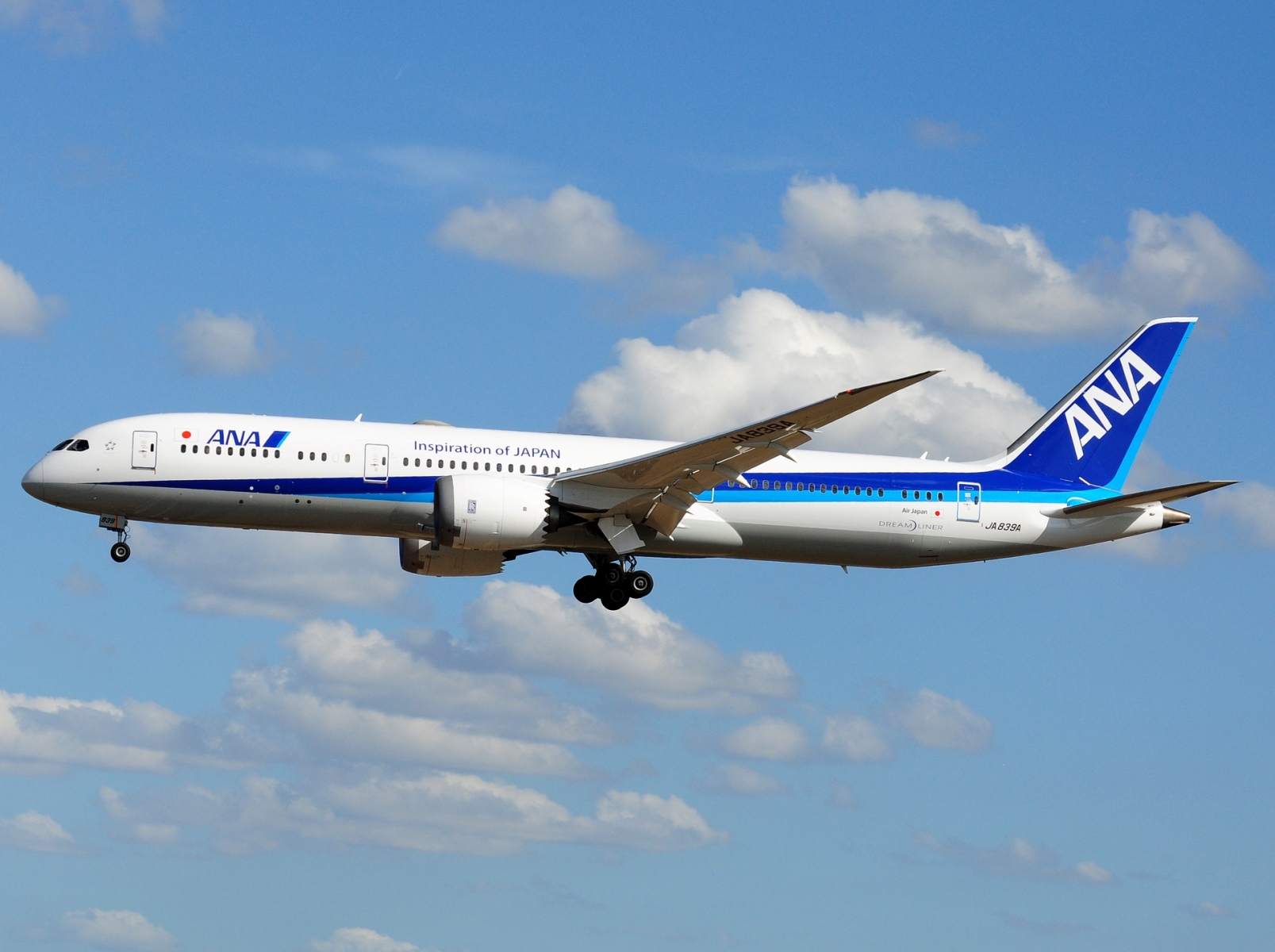 JA839A - 787-9 Dreamliner - ANA All Nippon Airways - BRU - 28-08-2022