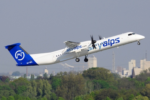 9H-BEL - DHC-8-402Q - Sky Alps - DUS - 24-04-2022