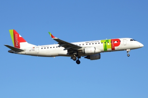 CS-TPU - ERJ-190LR (ERJ-190-100 LR) - TAP Express - LIS - 10-06-2022