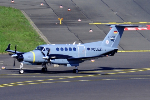 D-CHEB - Beechcraft B200GT King Air  - Polizei Hessen - DUS - 24-04-2022